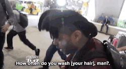 pretty-damn-eccentric:  blackguysloveblackgirls:  this-is-life-actually:  Watch: Black TMZ staffer schools his white coworkers over The Weeknd’s hair.  Follow @this-is-life-actually   today in black history  I’m so happy that they show him calling