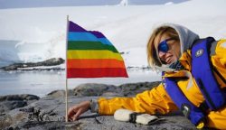 bi-trans-alliance:   Antarctica is about to have its first ever Pride     Antarctica is set to have its first ever Pride event thanks to a group of LGBTQ  people based in an Antarctic research center.  (images by Planting Peace) 