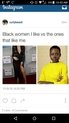 daddybearthings:  fedupblackwoman:  I really hate these self-hating assholes for making a meme like this. So tell me, black guys would basically go after basic white girls who pay THOUSANDS to look like a light-skinned black woman and throw dark-skinned