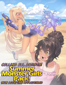 cutey-confidential: WE ARE OPEN FOR APPLICATIONS Cutey Confidential is doing its next Monster Girl Pack, and we would like to invite you! Keep reading  Great opportunity for artists, especially if you like monster girls