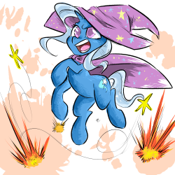 glacierclear:THE MAGICAL TRIXIE AND HER EXPLODING SHITS=o