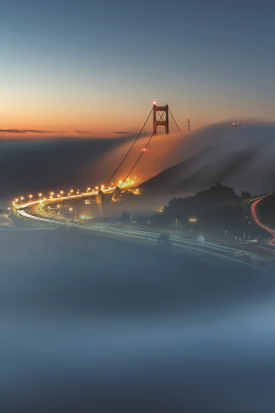captvinvanity:    Tule Fog Sunrise  |   Ed Francisco  