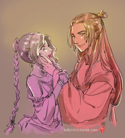 kelly1412:  Why every time I intented to explore some new technique and end up with something weird…  = =b Tyzula _ Genderbend ( but only Azula genderbended „, )