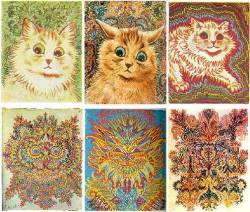Naturegoth:  Artist: Louis Wain A Schizophrenic Man Who Painted Cats That Got More