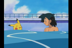 captorcorp:  ash you dumbass you dont put the electric pokemon in the swimming pool 