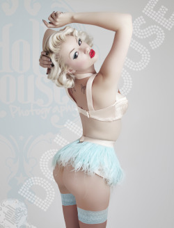 pinuppost:  SINderella Rockafella by Doll House Photography modelling Raine and Bea Lingerie