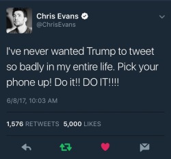 xerem: chris evans watching the comey hearing is all of us