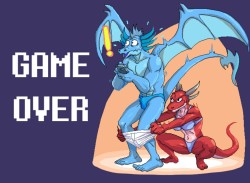 Game Over. You Got Pantsed.  I need to be more aware, lest Ruby pulls my shorts down again  This pixel art was done by the amazing Duc athttp://projectcubixduc.deviantart.com/  Go check him out!