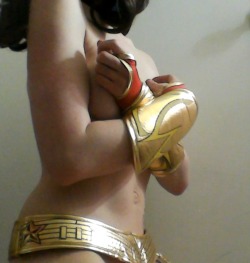 getsuswet:  nsfwqueens:  scarlett-screamer-xxx:  This is probably my favorite picture from last night. Nude Wonder Woman.  Don’t mind me, just reblogging selfies for this blog  Sorry for the spam. I’m done now xP ~Scarlett  Great shot!