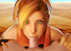 strangersalley:By a popular demand I decided to make a quick picture with Rikku. The model is way better than the one extracted from FFX-2 so simple pictures like that are quite fun to do, especialy since I can play around in post process.That’s why