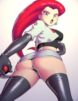 Damn, Jessie. Back dat ass up on these pokeballs.