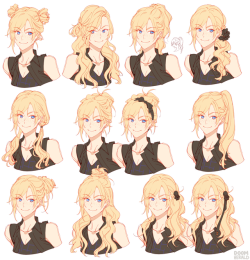Doomherald: Long Time No Art! Here Are Some Hairstyle Ideas For Ffxv Swaps. Originally