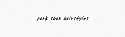 minyoongis:  hairstyles of park chanyeol 