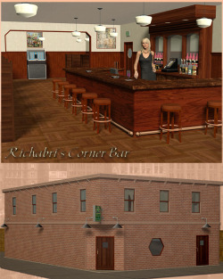 A set of 36 props replicating a type of small, neighborhood bar that  features both a fully modeled interior and exterior with all of the  furniture, fixtures and decor needed to set up your intimate bar room  scenes.http://renderoti.ca/19oPJpD