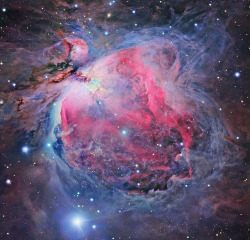 We are just a tiny flicker of light in the dark (Orion’s Great Nebula)
