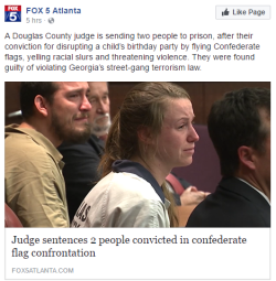 geneeste:  karnythia:  jasoncanty01:  daisura:  worth noting: - It was a pack of 15 people driving cars/trucks decked out in confederate flags, banners, and US flags. All 15 are being brought to justice, and this is just the latest news on the whole