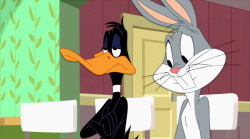dee-the-dragonite:  pixelsfunnies:  davidv95:  BUGS BUNNY    YOU HAVE    NO RIGHT    TO MAKE THAT FACE     No he’s looking at him like   &ldquo;Really? THOSE shoes?&rdquo;  REBLOGGING AGAIN FOR THAT 