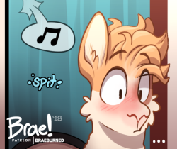 New page of “609″ is up! (it’ll be public in a week, or you can catch it early on www.patreon.com/braeburned !)