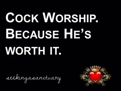 I will worship.