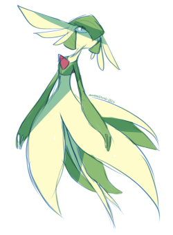 cheshireace: crystaldragonair:  manaphy:  i like to draw gardevoir looking very alien-like  This is the best gardevoir I have ever seen.  Update: still the best gardevoir i’ve ever seen 