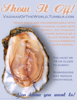 vaginasofthe-world:  I would really appreciate if someone made a poster for my blog using the new URL :) http://vaginasofthe-world.tumblr.com/ http://vaginasofthe-world.tumblr.com/ ^^^^^^^^^^^^^^^^^^^^^^^ is anyone good at making posters?