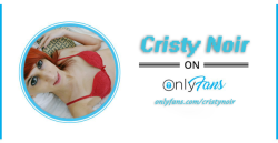  Subscribe to my OnlyFans at http://onlyfans.com/cristynoir  for super naughty pictures and videos ^_^  