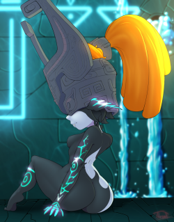 throatsart: Midna Bliss 8- Another pic I deleted and brought back! This is my absolute favorite Midna pic that I’ve done. Reblog if you love pear-shaped princesses!   Patreon - Hentai Foundry - DeviantArt - Pixiv - Picarto.tv -Commissions   I do not