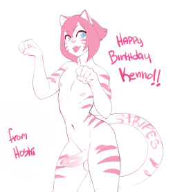 kennoarkkan:  nedoiko:   Continuing the yearly tradition of gifting @kennoarkkan crappy sketches for his birthday! It took me 30 minutes, I swear!   Guess im in love with “” “crappy”“” sketches now 😍😍😍  