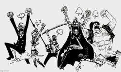 Enjoyone:  Luffy: Hey Guys!! Get Up Already! That Was Nothing!Crew: We're Not Made