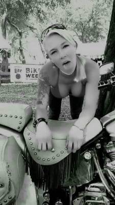 wetsteve3:  wetsteve3So Far Over 40,000 Real Biker Babe, Biker Event, Motorcycle and incredible photos of Professional models posing with bikes of all kinds if it has two wheels it gets posted… More published and re-posted every day… I welcome all