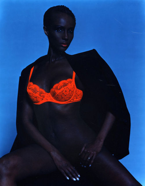 wandrlust:  Iman, New York, 2001 — Michel adult photos