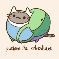 tinamarieisinlove:  Pusheen the adventurer