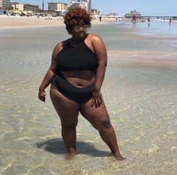 sheabutterbitch: sheabutterbitch: when your body is already summer ready I just want to say not one negative comment was made on this post because fat black girls are undeniably amazing and wonderful 