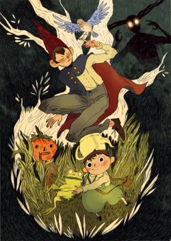 ntamarit:  Well, I finally saw Over The Garden Wall and I’m absolutely in love. I’ve been days singing that frog’s song! So here’s some fanart. 