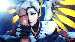 colonelyobo:  Mercy treating the wounded :mike10: Gfycat / WebM Black dick   Gfycat / WebM     Guess which animator I took tips from hereâ€¦ *coughs*    Mets has, once again, done Godâ€™s work and given us scrubs Mercy, donâ€™t go asking for the model,