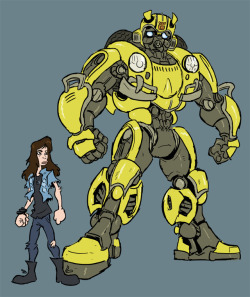 Bumblebee Sketch (Cleaned it up as best I could)Actually kinda excited to see it.