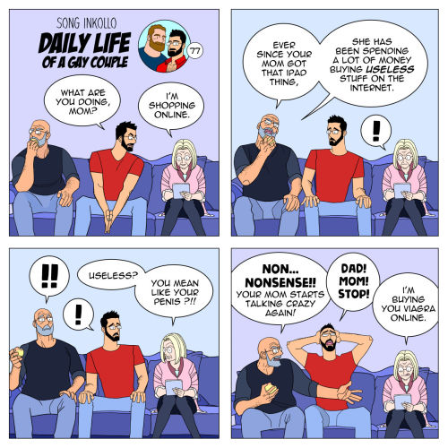 Watching TV with my parents. (First published in 2016)