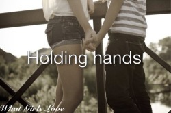 keepingitoriginallyunique:  Holding hands~What