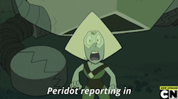 phantasmalfawn:  PERIDOT WAS SO USED TO THE GEMS TREATING HER AS ONE OF A KIND THAT SHE FORGOT HOMEWORLD DIDN’TSHE’S STARTED THINKING OF ‘PERIDOT’ AS HER NAME RATHER THAN A CLASSIFICATIONSHE’S A CRYSTAL GEM