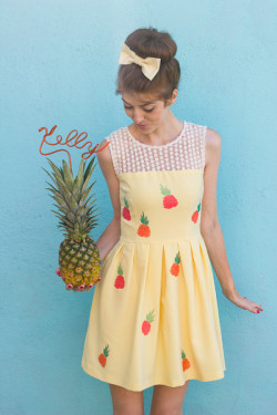 Scissorsandthread:  Pineapple Dress | Studio Diy I Super Love This Dress! And Even