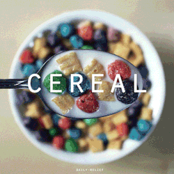fdasuarez:  I feel I have to stop a minute to express my endless love for Cereal.  Best gif ever!