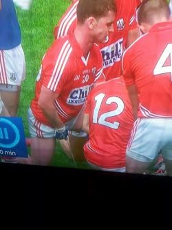 straightguyscocksout:  Cork lad taking a slash on the pitch  Caught short&hellip;
