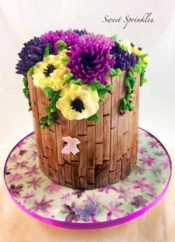 cakedecoratingtopcakes:  Barrel by Deepa Pathmanathan …See the cake: http://cakesdecor.com/cakes/148184-barrel