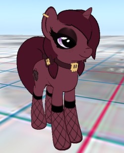 snapshopvisuals:While spending some time in Second Life, i made a Charlotte pone! (with some bits of help here and there)For coffeecauldron ( cauldroneer ) Because I wanted to show my appreciation for the impressive art that is produced by them. &lt;3