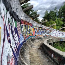instagram:   Exploring Sarajevo’s Abandoned Olympic Park To see more photos and videos of Sarajevo’s Olympic bobsled and luge track, explore the Olimpijski Bob Staza and Trebević location pages. Stark against the dense forests of Trebević mountain