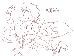 chiicharron:  someone asked for red sun for the crack ship thing theyre going on an adventure idk 
