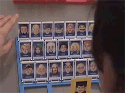 ruinedchildhood:  How to win “Guess Who?” in one move.   waaaaaaait… I’m 70% sure there’s at least two maybe three black/dark people in this game normally..