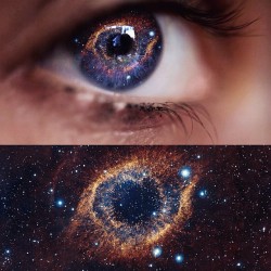 Un universo en sus ojos.