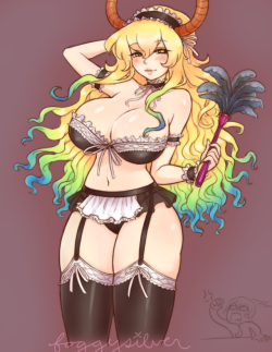 foggysilver: Dammit Lucoa, that’s not what a real maid would wear &lt;33333333