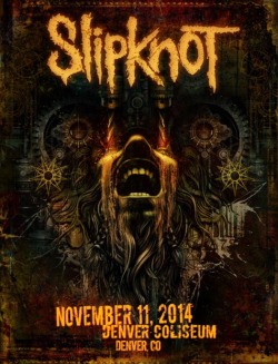 Slipknot Denver poster